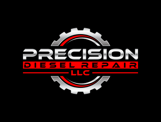 Precision Diesel Repair, LLC logo design by javaz