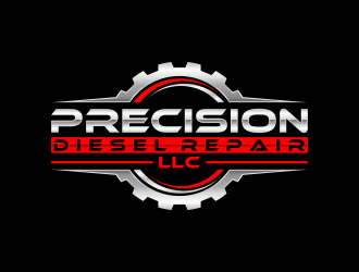 Precision Diesel Repair, LLC logo design by javaz