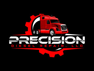 Precision Diesel Repair, LLC logo design by daywalker
