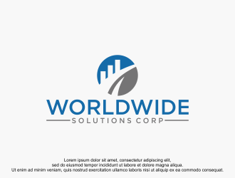 Worldwide Solutions Corp. logo design by bebekkwek