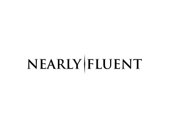 Nearly Fluent  logo design by p0peye