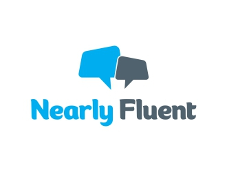 Nearly Fluent  logo design by rizuki
