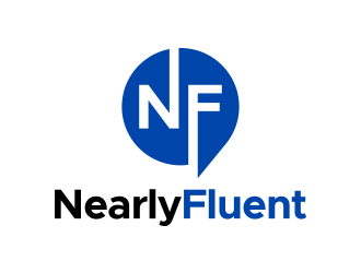 Nearly Fluent  logo design by lexipej