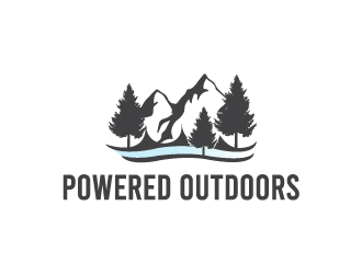 Powered Outdoors logo design by jafar