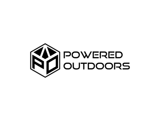 Powered Outdoors logo design by GassPoll