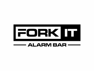 Fork-It Alarm Bar   logo design by hopee