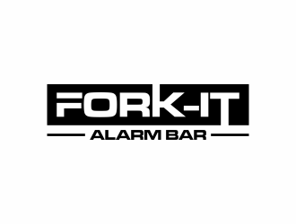 Fork-It Alarm Bar   logo design by hopee