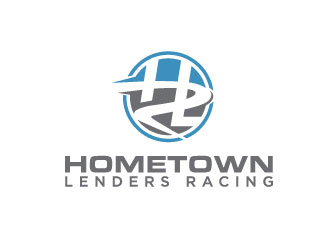 Hometown Lenders Racing logo design by bezalel