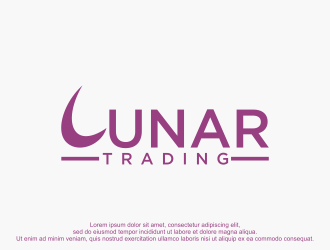 Lunar Trading logo design by bebekkwek