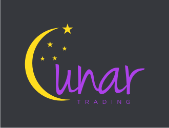 Lunar Trading logo design by Inaya
