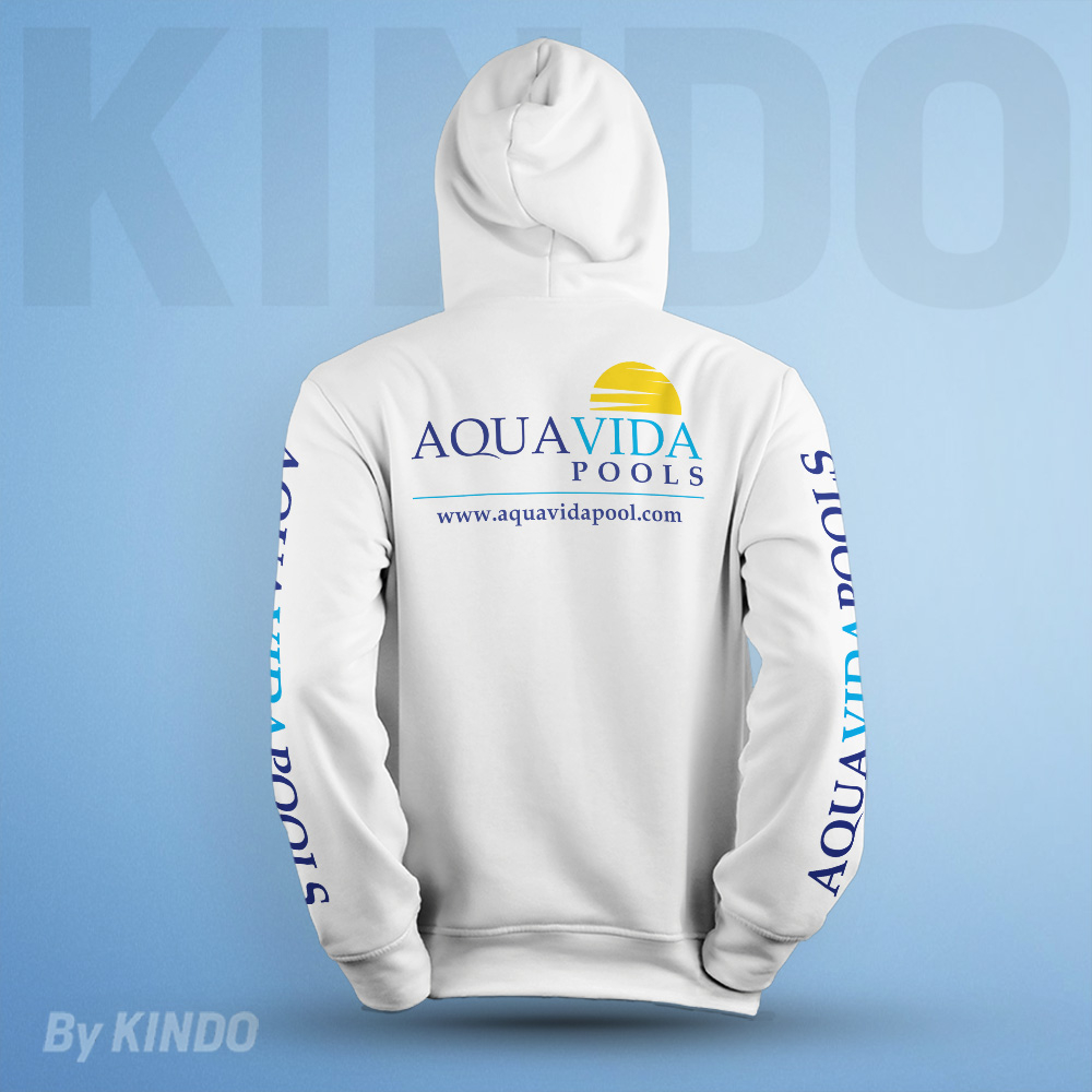 AquaVida Pools logo design by Kindo