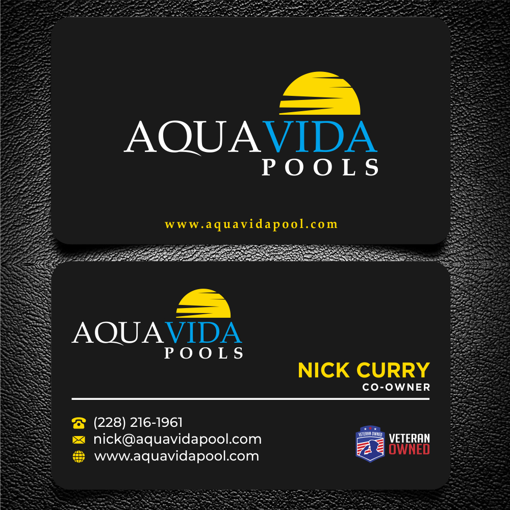 AquaVida Pools logo design by imagine