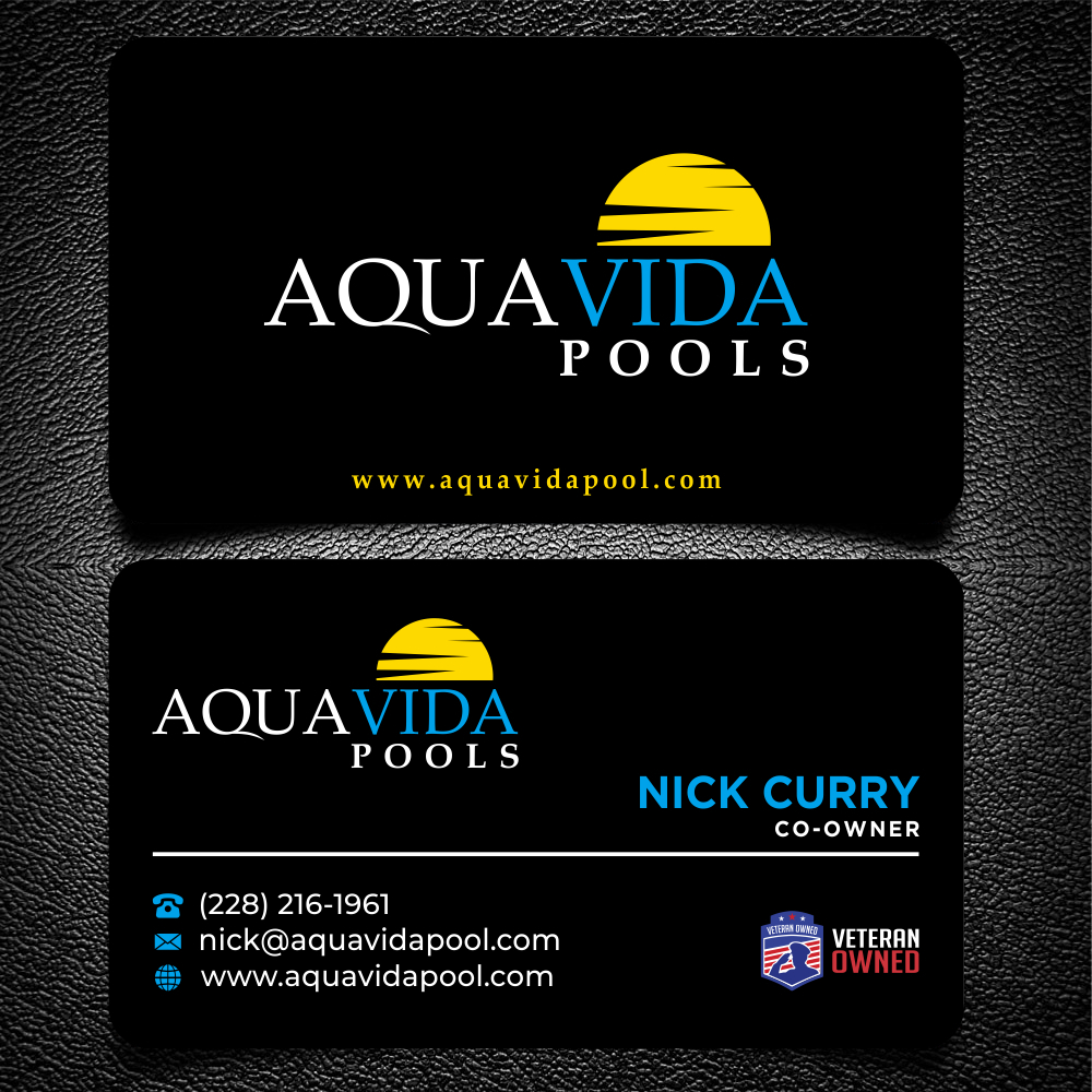 AquaVida Pools logo design by imagine