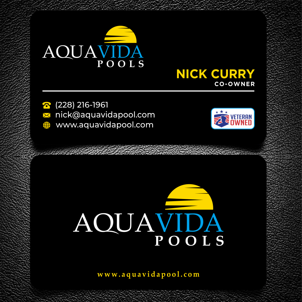AquaVida Pools logo design by imagine