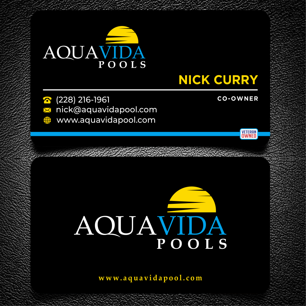 AquaVida Pools logo design by imagine