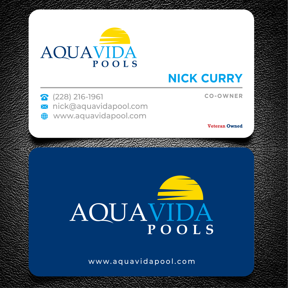 AquaVida Pools logo design by imagine