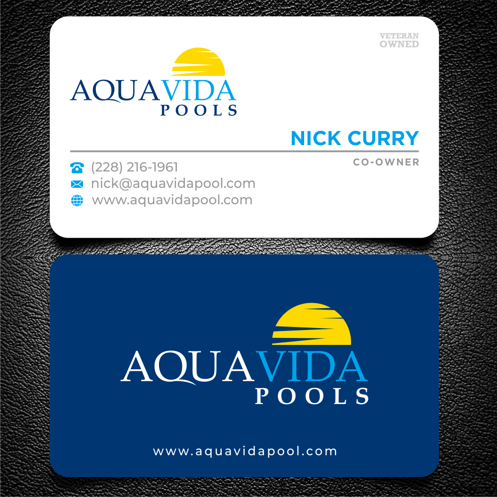 AquaVida Pools logo design by imagine
