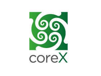 CoreX logo design by WRDY