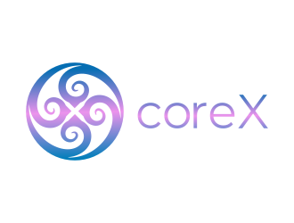CoreX logo design by berkahnenen