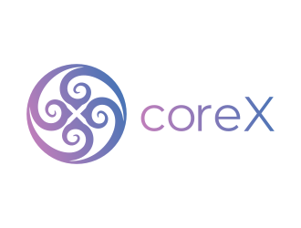CoreX logo design by berkahnenen