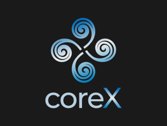 CoreX logo design by falah 7097