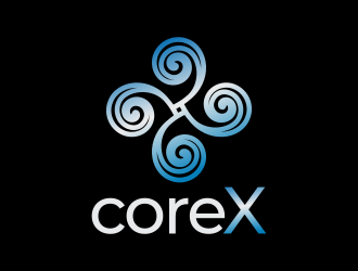 CoreX logo design by falah 7097