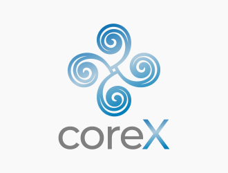 CoreX logo design by falah 7097