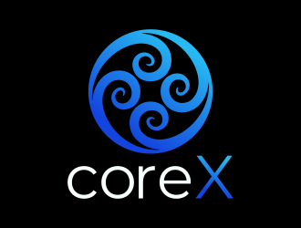 CoreX logo design by berkahnenen