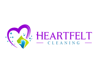 Heartfelt Cleaning LLC logo design by SOLARFLARE