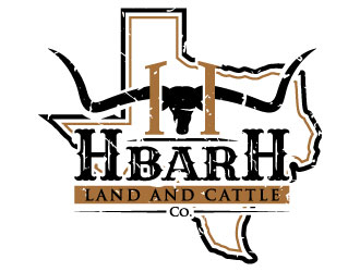 HbarH   Land and Cattle Co. logo design by iamjason