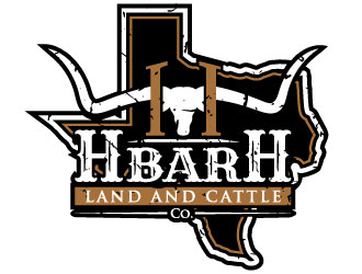 HbarH   Land and Cattle Co. logo design by iamjason