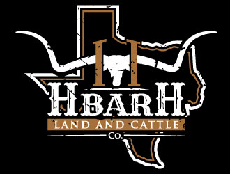 HbarH   Land and Cattle Co. logo design by iamjason