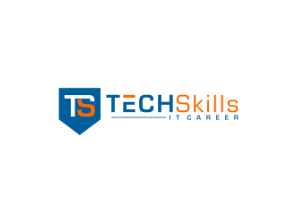 TechSkills IT Career logo design by Artomoro
