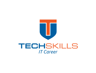 TechSkills IT Career logo design by GemahRipah