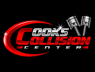 Cooks Collision Center logo design by DreamLogoDesign