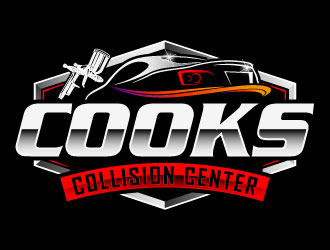 Cooks Collision Center logo design by daywalker