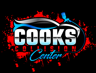 Cooks Collision Center logo design by Suvendu