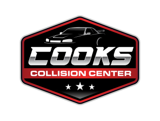 Cooks Collision Center logo design by MarkindDesign