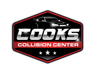Cooks Collision Center logo design by MarkindDesign