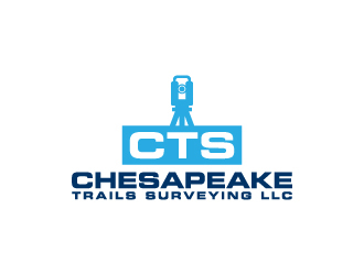 Chesapeake Trails Surveying LLC logo design by wongndeso