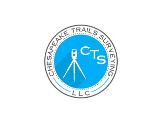 Chesapeake Trails Surveying LLC logo design by diki