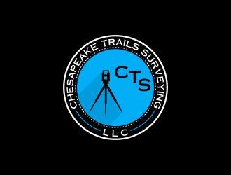 Chesapeake Trails Surveying LLC logo design by diki