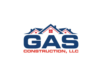 GAS Construction, LLC logo design by yondi