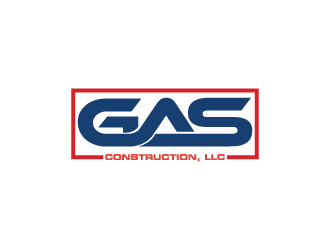 GAS Construction, LLC logo design by yondi