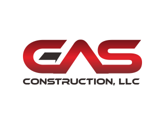GAS Construction, LLC logo design by Greenlight