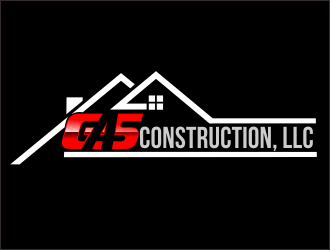 GAS Construction, LLC logo design by bosbejo