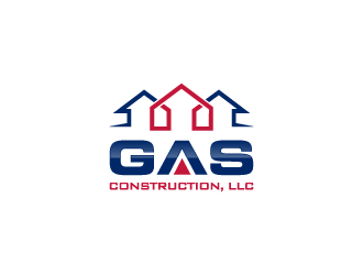 GAS Construction, LLC logo design by pencilhand
