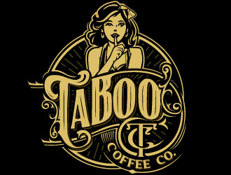 Taboo Coffee Co. logo design by REDCROW