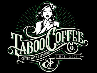 Taboo Coffee Co. logo design by REDCROW