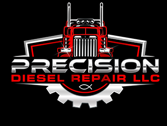 Precision Diesel Repair, LLC logo design by 3Dlogos